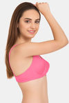 Tweens Double Layered Non-Wired Full Coverage T-Shirt Bra - Baby Pink — thumbnail 3